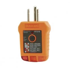 POWER TOOLS Klein RT210 - GFCI Receptacle Tester