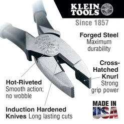 Klein D2000-9NE - 2000 Series 9" Lineman's Pliers
