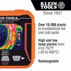 SALE Klein TI250 - USB Rechargeable Thermal Imager 7 SALE Klein TI250 - USB Rechargeable Thermal Imager